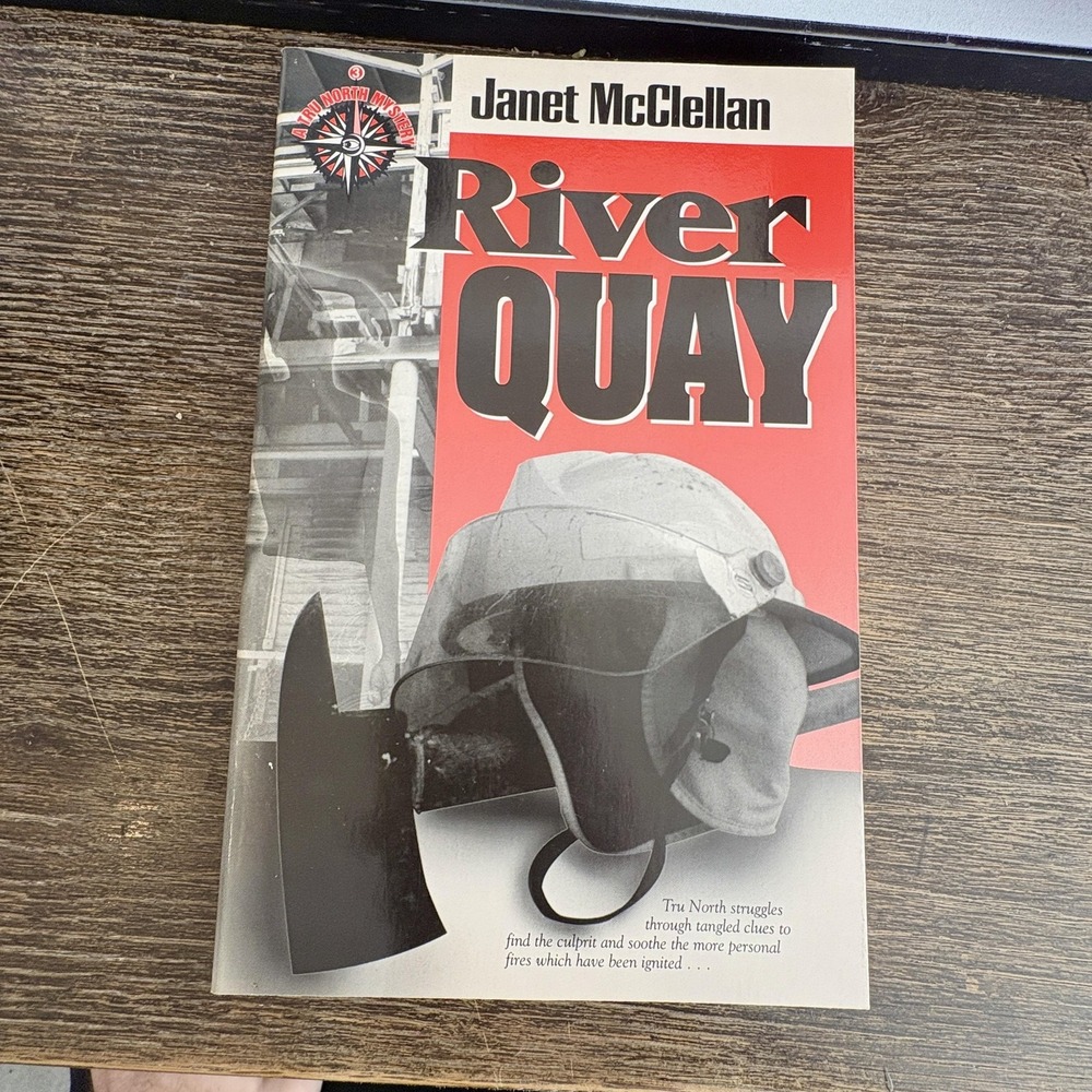 Vintage River Quay Janet McClellan Tru North Mystery Crime Novel Paperback Book